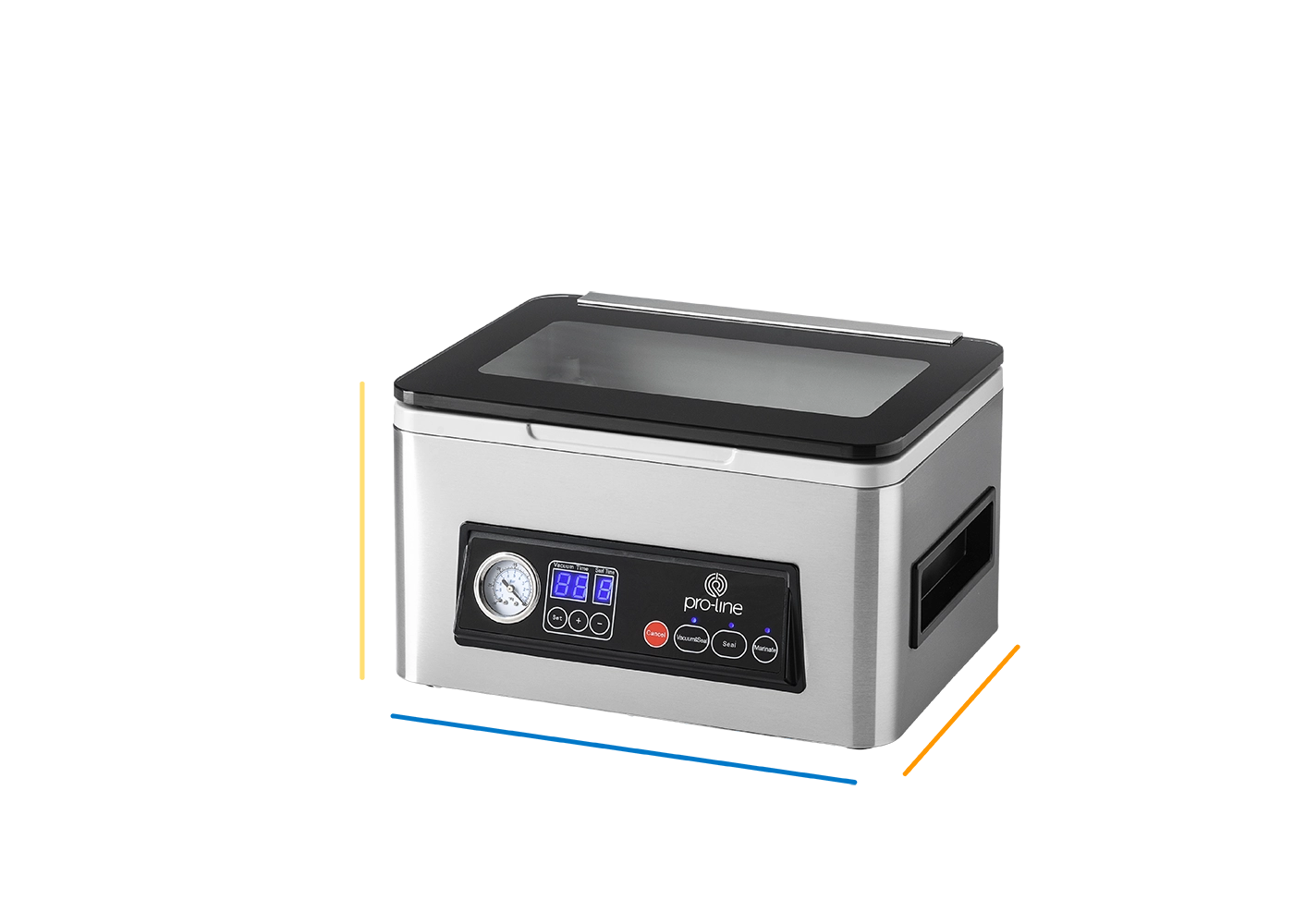 D4 Chamber Food Vacuum Sealer Dimensions